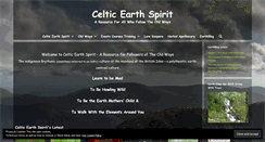 Desktop Screenshot of celticearthspirit.co.uk